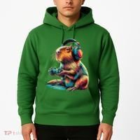 Capybara Funny Video Games Capybara Hoodie thumb 2