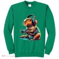 Capybara Funny Video Games Capybara Sweatshirt thumb 0