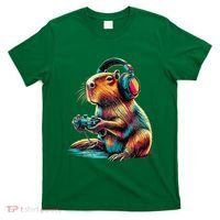 Capybara Funny Video Games Capybara T-Shirt thumb 0