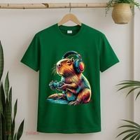 Capybara Funny Video Games Capybara T-Shirt thumb 2