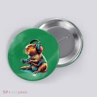 Capybara Funny Video Games Capybara Button thumb 0