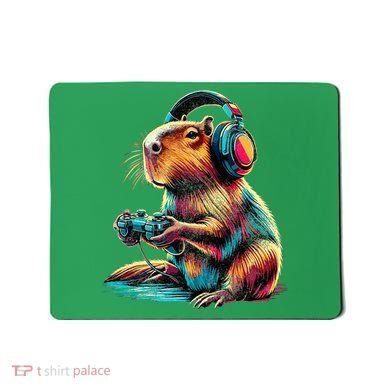 Capybara Funny Video Games Capybara Mousepad