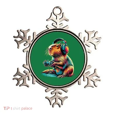 Capybara Funny Video Games Capybara Ornament