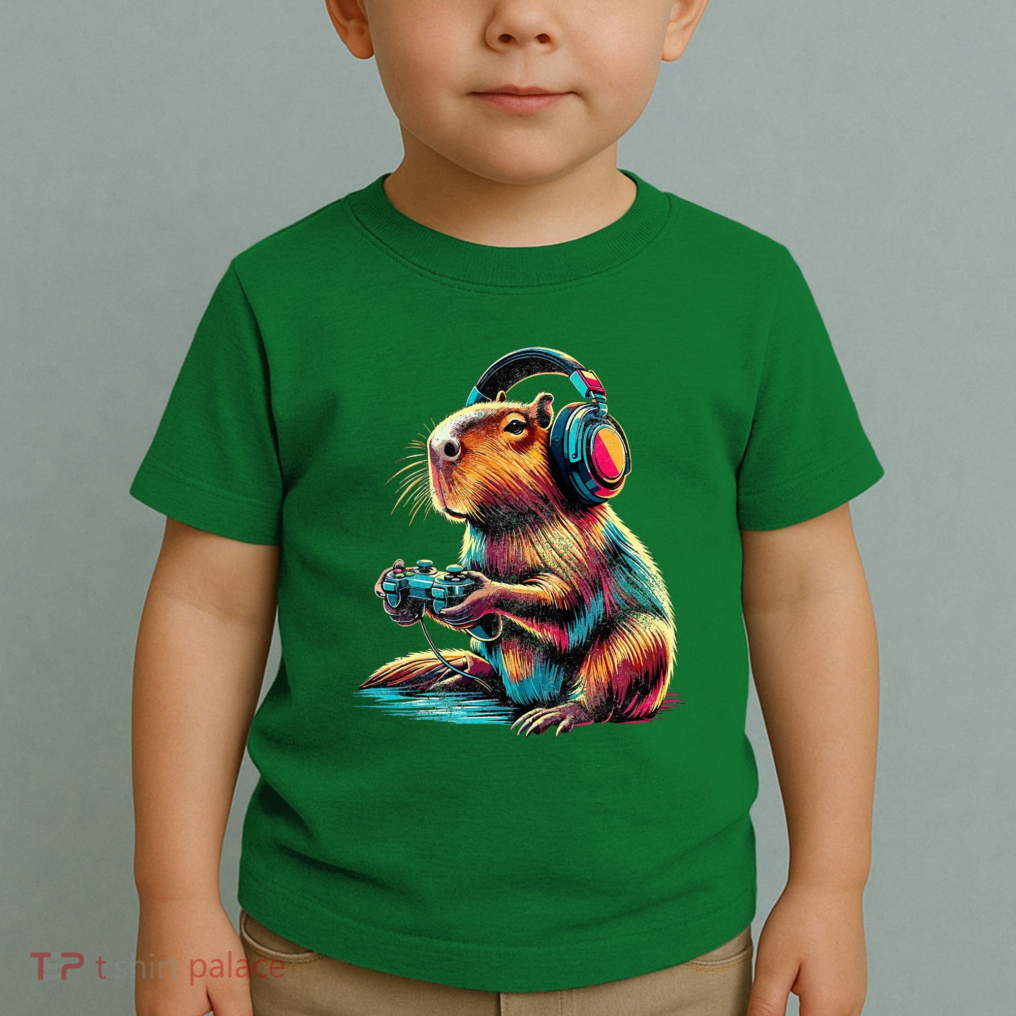 Capybara Funny Video Games Capybara Toddler T-Shirt