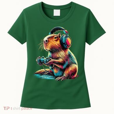 Capybara Funny Video Games Capybara Women's T-Shirt