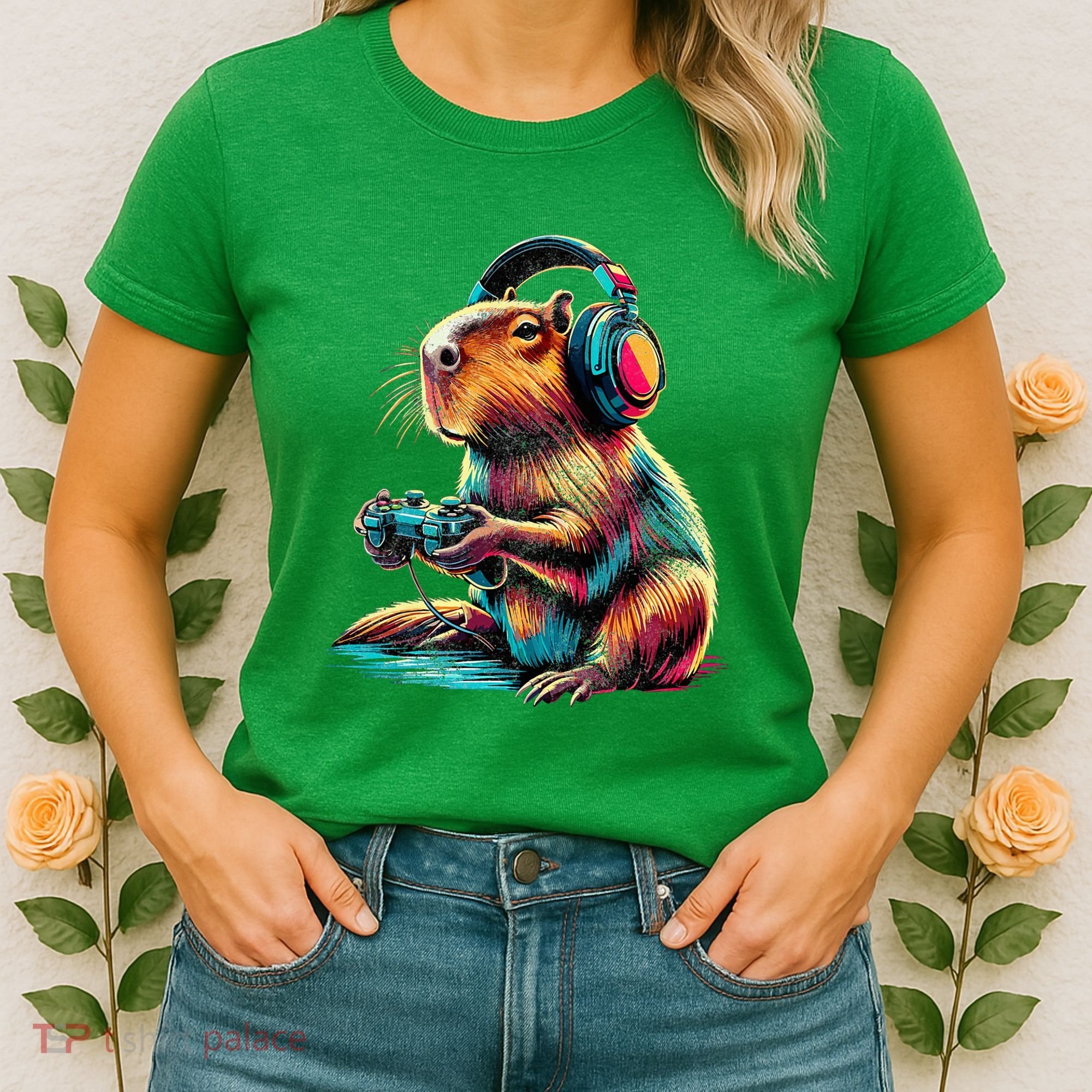 Capybara Funny Video Games Capybara Women's T-Shirt