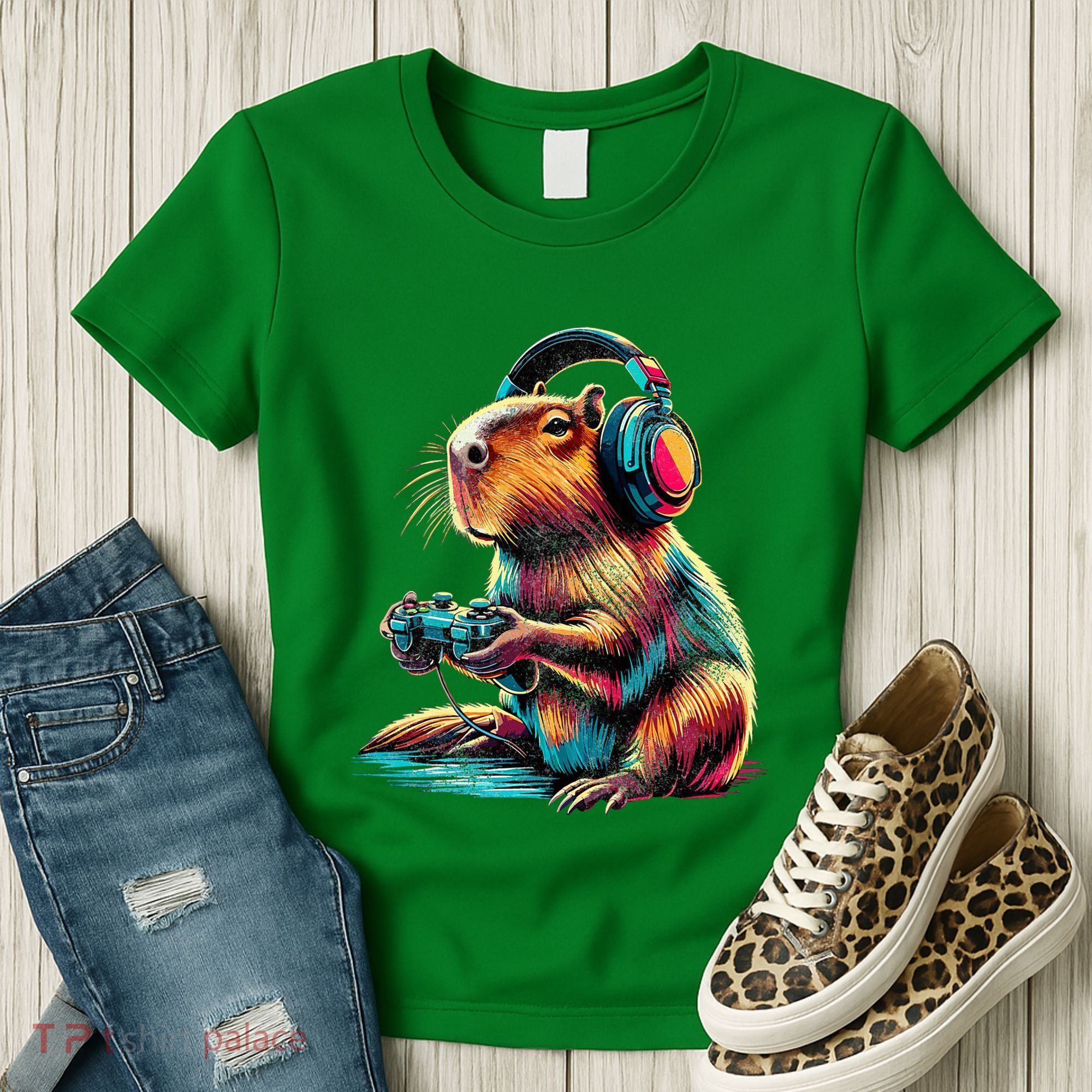 Capybara Funny Video Games Capybara Women's T-Shirt