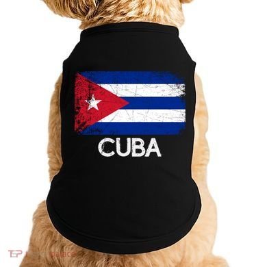 Cuban Flag Vintage Made In Cuba Gift Cool Gift Doggie Tank