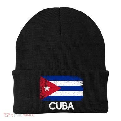 Cuban Flag Vintage Made In Cuba Gift Cool Gift Beanie