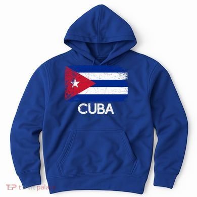 Cuban Flag Vintage Made In Cuba Gift Cool Gift Hoodie