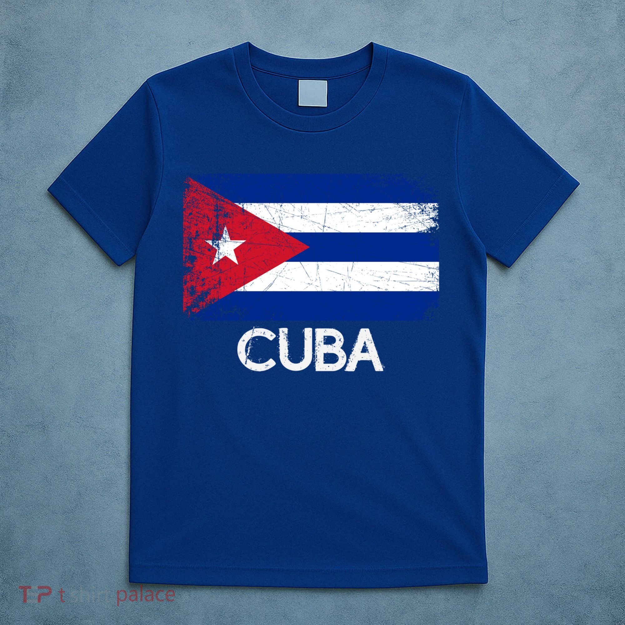 Cuban Flag Vintage Made In Cuba Gift Cool Gift T-Shirt