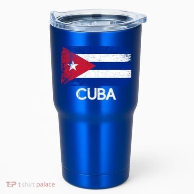 Cuban Flag Vintage Made In Cuba Gift Cool Gift Tumbler