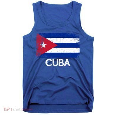 Cuban Flag Vintage Made In Cuba Gift Cool Gift Tank Top