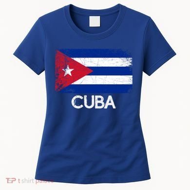 Cuban Flag Vintage Made In Cuba Gift Cool Gift Women's T-Shirt