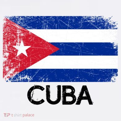 Cuban Flag Vintage Made In Cuba Gift Cool Gift Garment-Dyed Sweatshirt