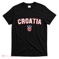 Croatia Flag Vintage T-Shirt thumb 0
