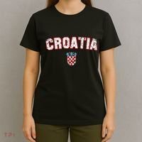 Croatia Flag Vintage T-Shirt thumb 4