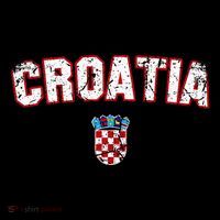 Croatia Flag Vintage T-Shirt thumb 7