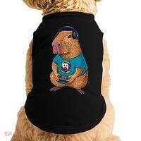 Capybara Funny Video Games Capybara Great Gift Doggie Tank thumb 0