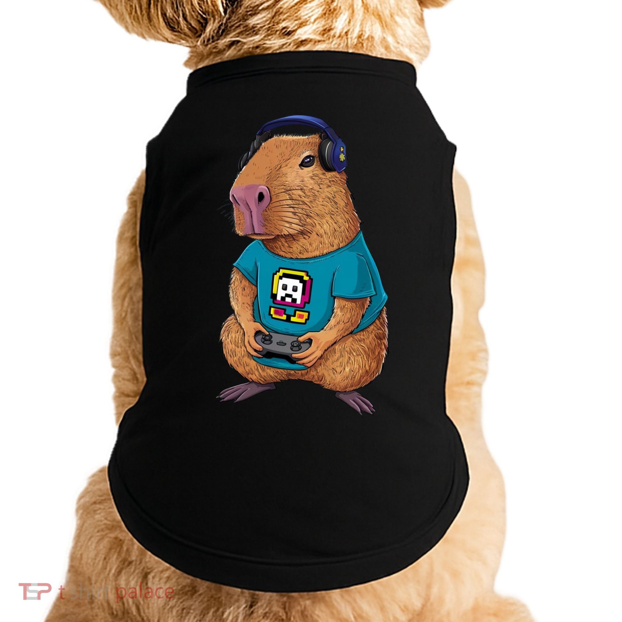 Capybara Funny Video Games Capybara Great Gift Doggie Tank