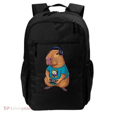 Capybara Funny Video Games Capybara Great Gift Backpack