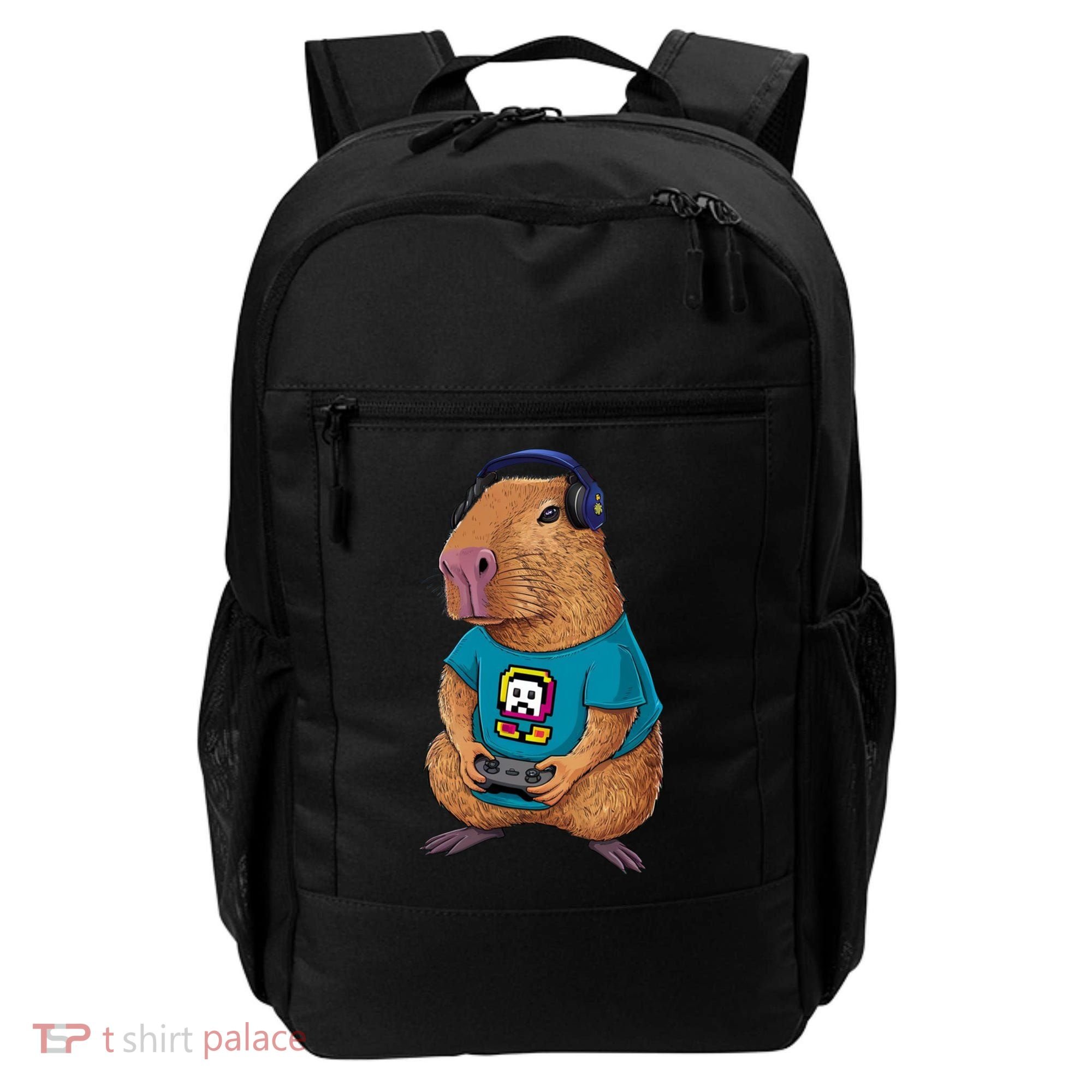 Capybara Funny Video Games Capybara Great Gift Backpack