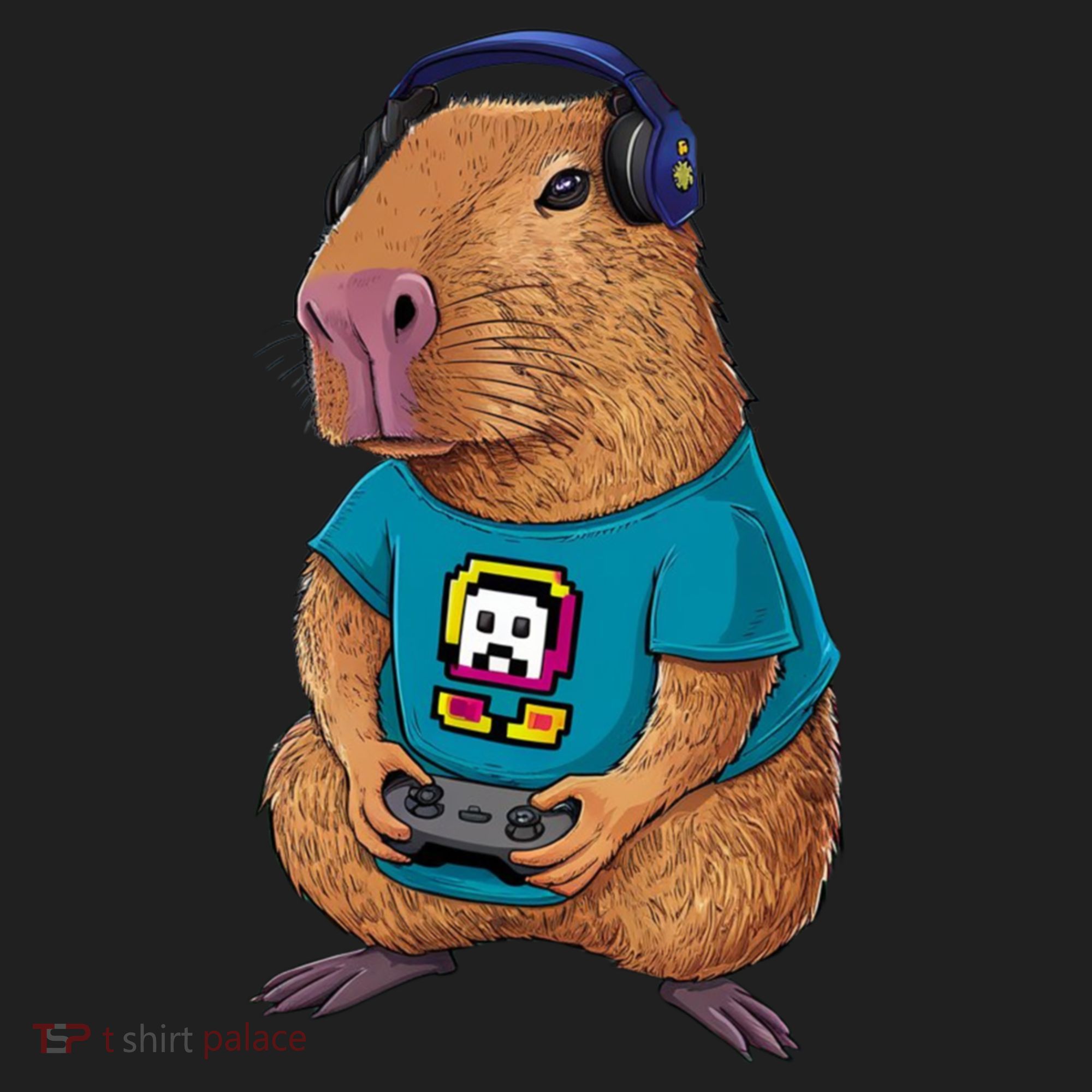 Capybara Funny Video Games Capybara Great Gift Hat