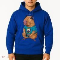 Capybara Funny Video Games Capybara Great Gift Hoodie thumb 2