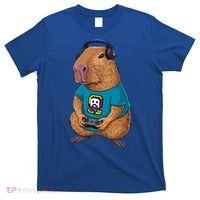 Capybara Funny Video Games Capybara Great Gift T-Shirt thumb 0