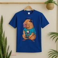 Capybara Funny Video Games Capybara Great Gift T-Shirt thumb 2