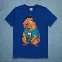 Capybara Funny Video Games Capybara Great Gift T-Shirt thumb 5