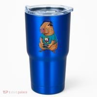 Capybara Funny Video Games Capybara Great Gift Tumbler thumb 0