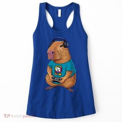 Capybara Funny Video Games Capybara Great Gift Women's Tank Top