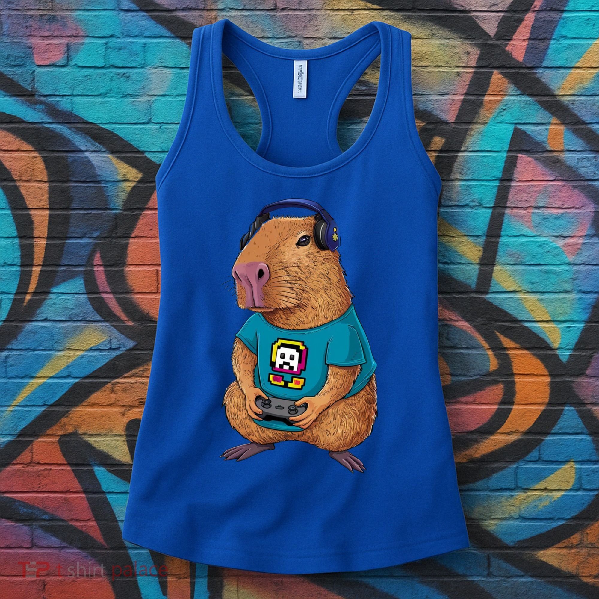 Capybara Funny Video Games Capybara Great Gift Women's Tank Top