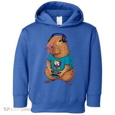 Capybara Funny Video Games Capybara Great Gift Toddler Hoodie
