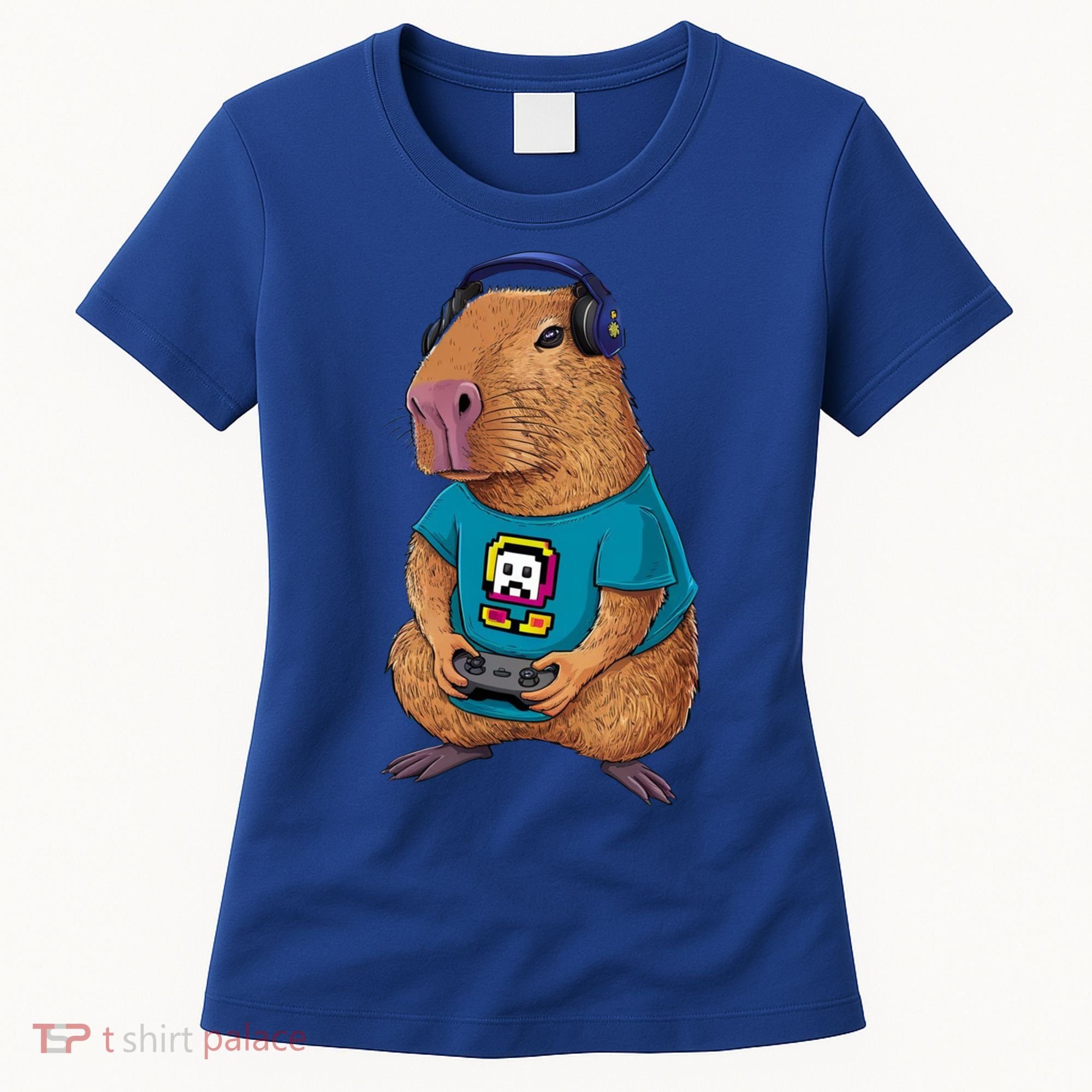 Capybara Funny Video Games Capybara Great Gift Women's T-Shirt