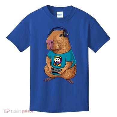 Capybara Funny Video Games Capybara Great Gift Kids T-Shirt