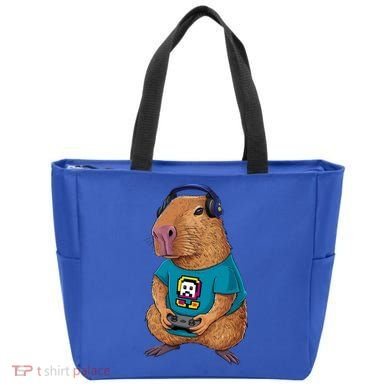 Capybara Funny Video Games Capybara Great Gift Tote Bag