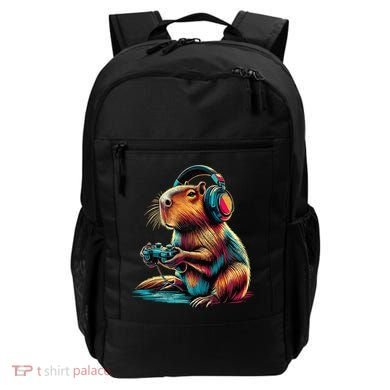 Capybara Funny Video Games Capybara Backpack