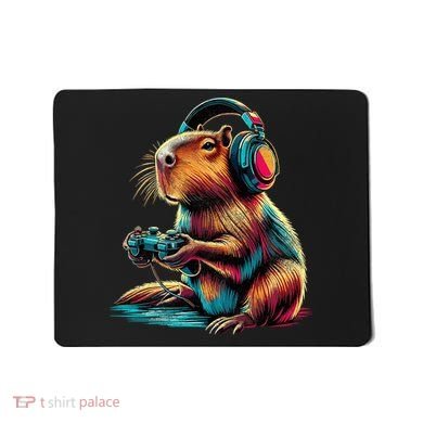 Capybara Funny Video Games Capybara Mousepad