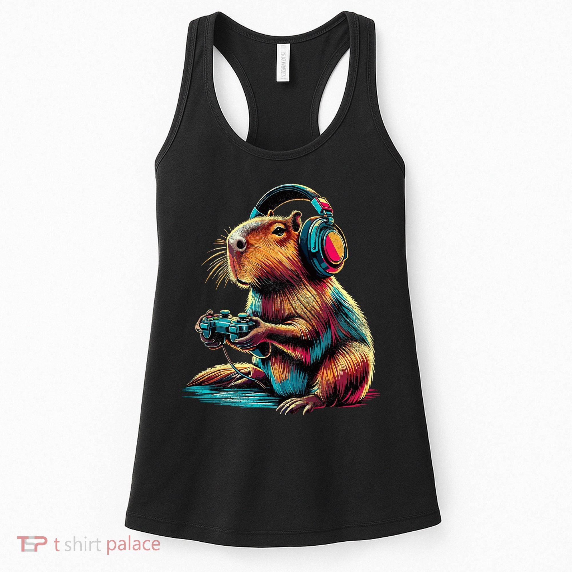 Capybara Funny Video Games Capybara Women's Tank Top