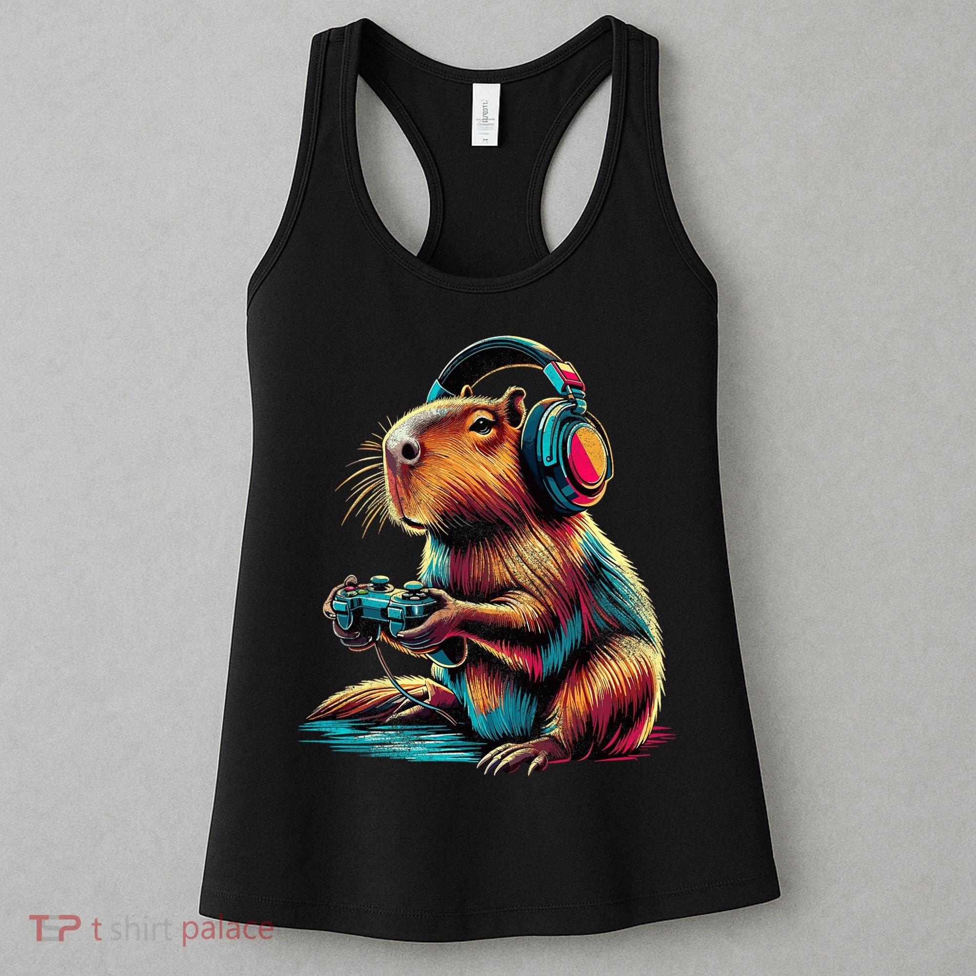 Capybara Funny Video Games Capybara Women's Tank Top