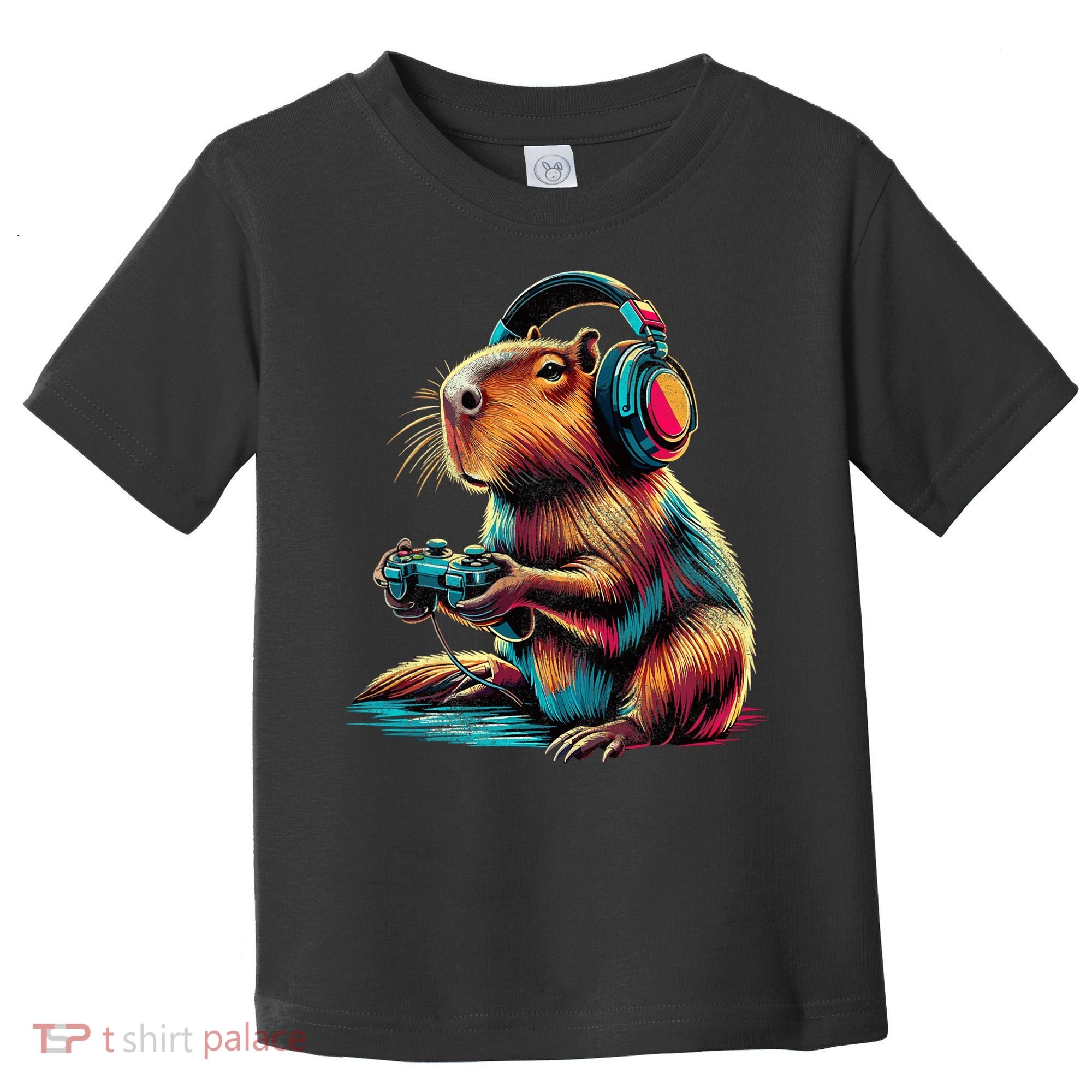 Capybara Funny Video Games Capybara Toddler T-Shirt