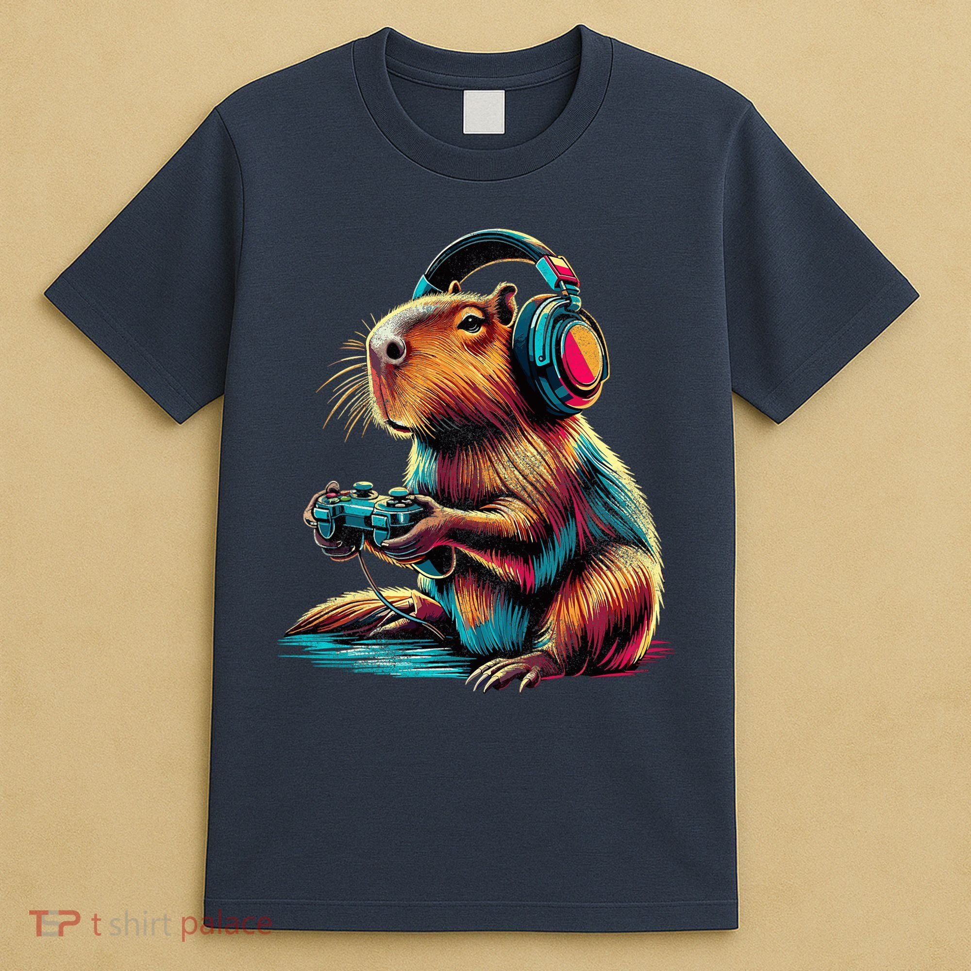 Capybara Funny Video Games Capybara T-Shirt