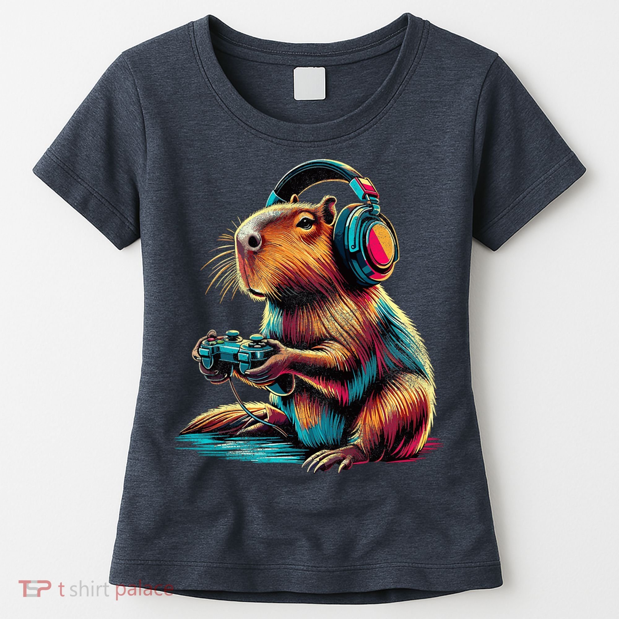 Capybara Funny Video Games Capybara Women's T-Shirt