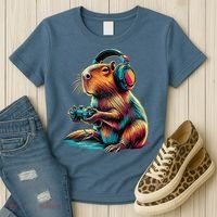 Capybara Funny Video Games Capybara Women's T-Shirt thumb 3