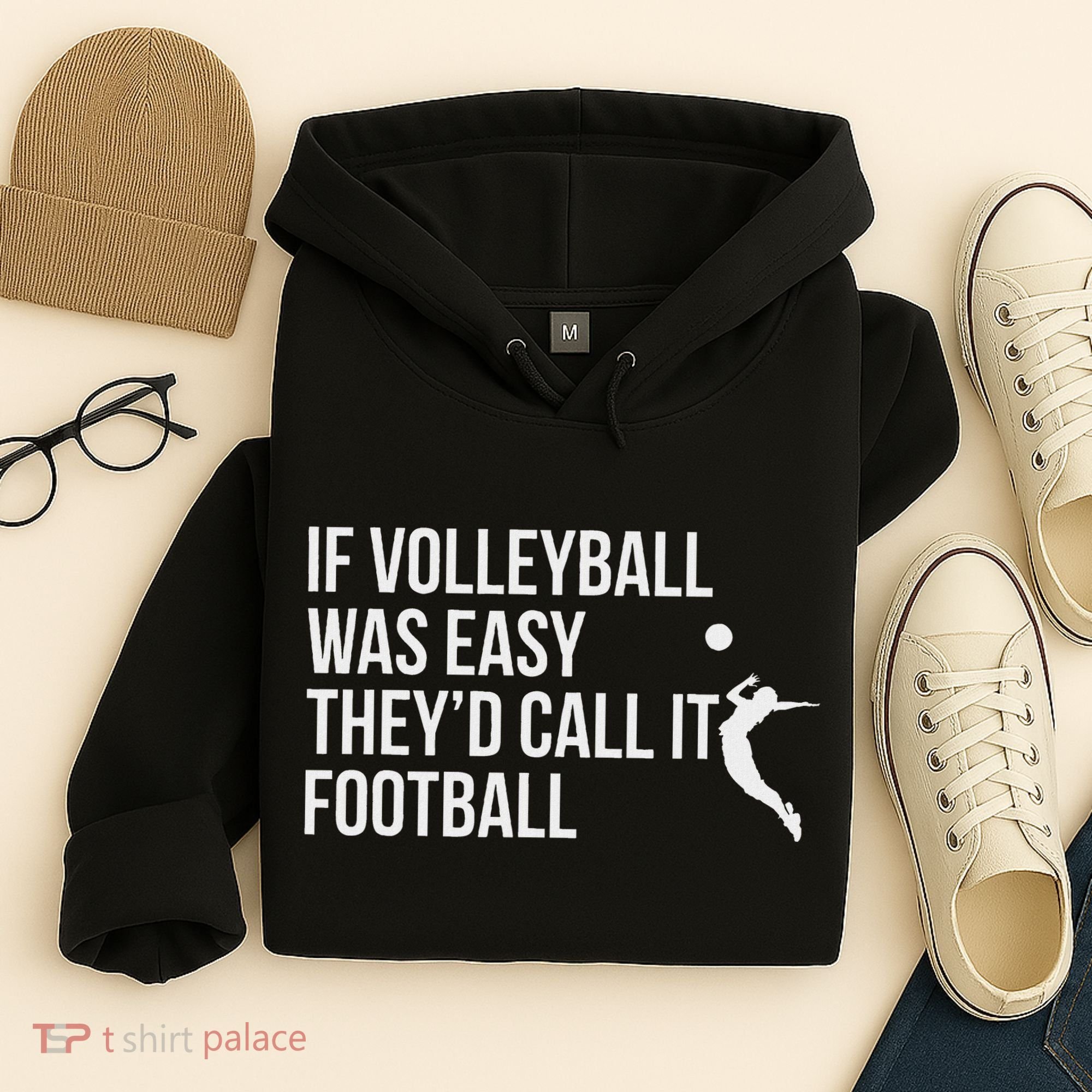 Cute Funny Volleyball Hoodie