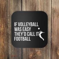 Cute Funny Volleyball Coaster thumb 0
