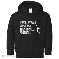 Cute Funny Volleyball Toddler Hoodie thumb 0