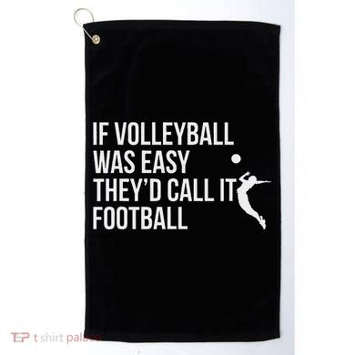 Cute Funny Volleyball Golf Towel